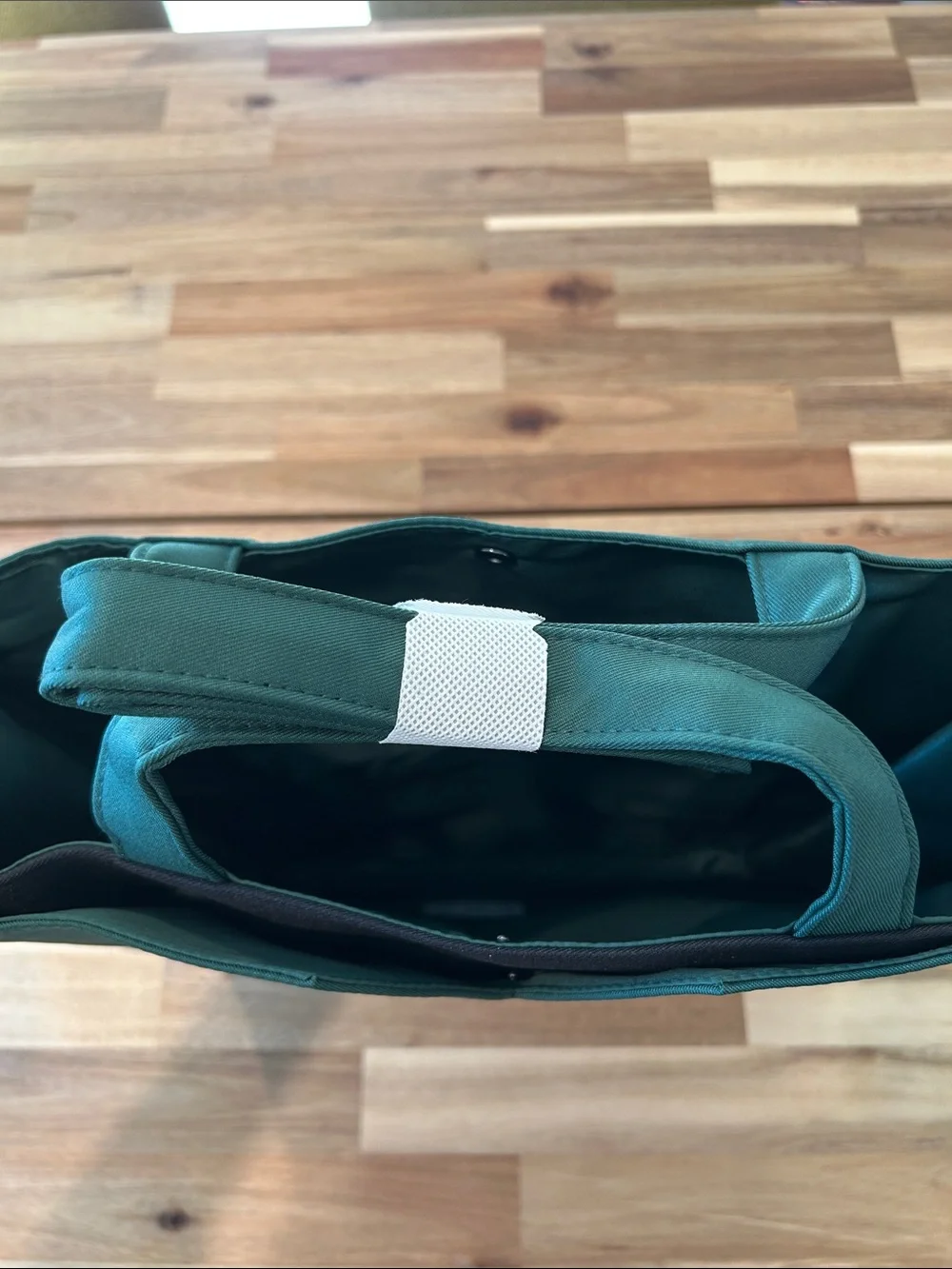 Prada Emerald Tote with Top Handles - Picture 3 of 8